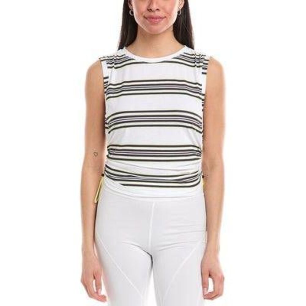 Free People FP Movement tempo sport mode printed muscle tee Medium NWT Sporty Gy